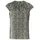 mit Raffung und Animal-Print Beige 44