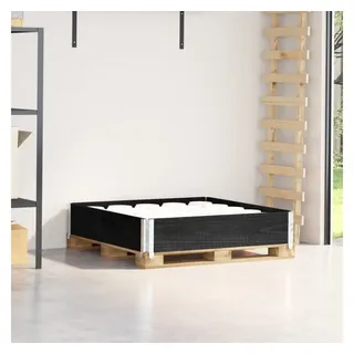 vidaXL Paletten-Aufsatzrahmen 100 x 100 x 21,5 cm Schwarz