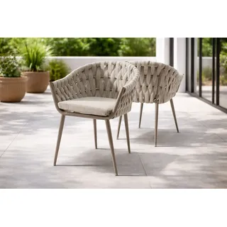 Destiny Sessel MOLINO 59 x 61 x 81 cm taupe 2 St.