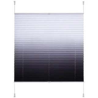 LIEDECO Plissee Farbverlauf 90 x 130 cm grau