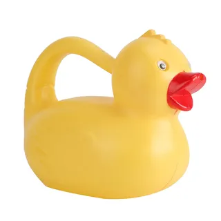 Gießkanne Für Kinder – Cartoon-tier, Kunststoff, 1200 Ml, Gelbe Ente – Strandspielzeug, Gartensprenger – Sicheres Kunststoffspielzeug