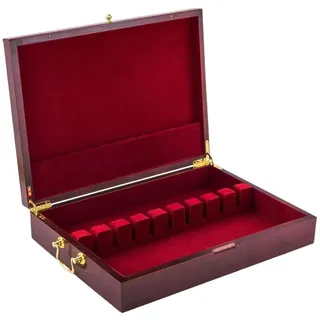 Ioensy Besteckkasten Aus Holz, Tragbar, mit Deckel, Ideal für Küche Und Zuhause.
