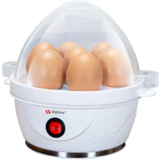 Alpina Eierkocher 7 Eier + Messbecher Weiß