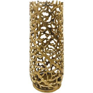 Vase Noun Aus Aluminium (Farbe: Gold)