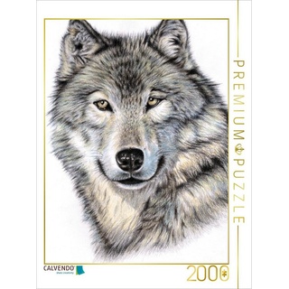 CALVENDO Puzzle CALVENDO Puzzle Der Sibirische Wolf 2000 Teile Lege-Größe 67 x 90 cm Foto-Puzzle Bild von Nicole Zeug, 2000 Puzzleteile
