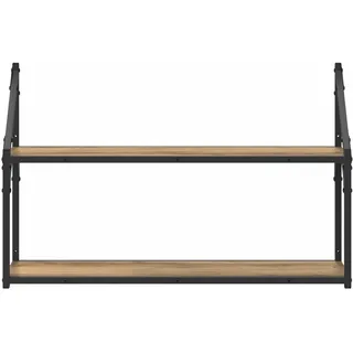 vidaXL Wandregal 80 x 21 x 51 cm Artisan-Eiche