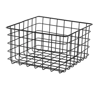 DRAHTKORB Schwarz Kleine Größe – H16 cm
