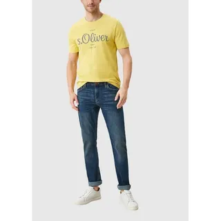 s.Oliver Slim-fit-Jeans KEITH Slim Fit, Bundhöhe: Medium rise, Beinverlauf: Straight Leg blau W33LuriX