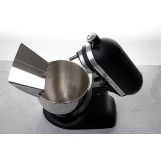 Welikekitchen Einfüllhilfe Trichter aus Edelstahl für alle KitchenAid Edelstahlschüsseln Zubehör