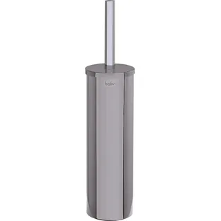 baliv WC-Bürstenhalter Schwarz-Chrom Edelstahl