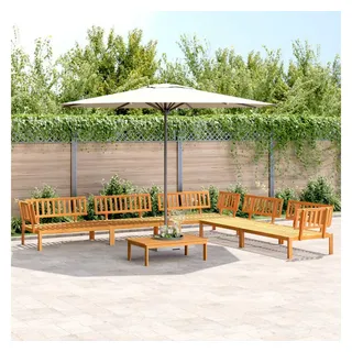 vidaXL Loungeset 6-tlg. Braun