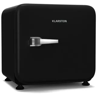 Klarstein Audrey Evo Mini Retro-Getränkekühlschrank (43 l, 495 mm hoch, Schwarz)