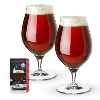 Spiegelau 2-teiliges Kraftbier-Glas-Set, Barrel Aged Beer, Bierglas, Kristallglas, 0,5 L, Craft Beer Glasses, 4992660