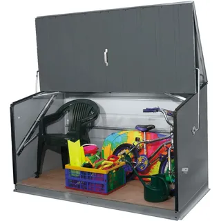 Trimetals Fahrradbox Stowaway 196 x 89 x 113 cm Anthrazit