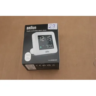 BRAUN BC09W-DCF Funkwecker - Wecker - Radio Controlled Alarm Clock NEU & OVP ✅