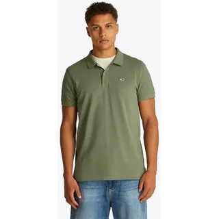 Tommy Jeans Placket Slim Fit Kurzarm-poloshirt Aruba Green L