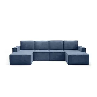 Wohnlandschaft  Orto , blau , Maße (cm): B: 320 H: 93