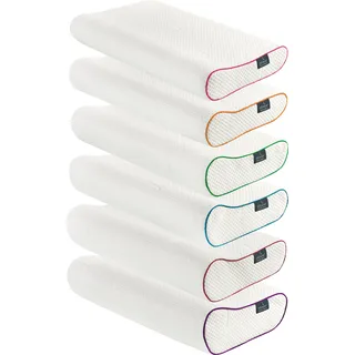Pillowise Nackenstützkissen Füllung mit 100% Memory Schaum, Tencel Bezug, waschbar Farbe: Pink