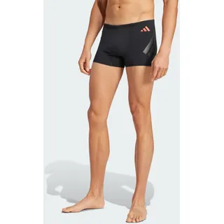 Adidas Ripstream Boxer-Badehose Black / Lucid Red XL
