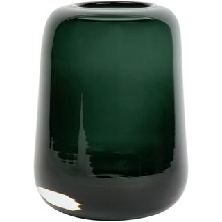 Lambert Rizzo Glas Vase - petrol - Höhe 21,5 cm - Ø 16 cm