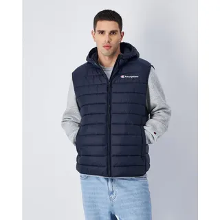 Champion Steppweste Polyfilled Vest mit Kapuze, wasserabweisendes Obermaterial blau XS (40/42)