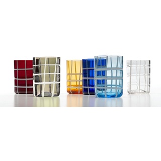 Zafferano Twiddle Tumbler Set 6 Wassergläser
