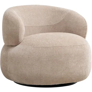 le canapé Loungesessel drehbar Sessel Relaxsessel Drehsessel Max - Beige