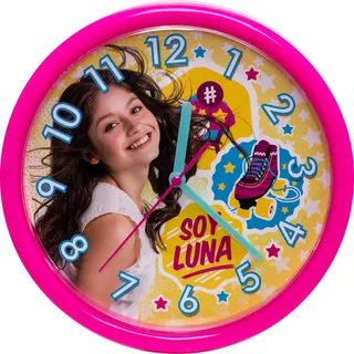Soy Luna Mädchen Wanduhr Kunststoff Rosa 93711