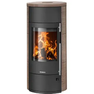 Oranier Polar Neo Aqua Stahl Schwarz/Abdeckplatte Keramik Grappa