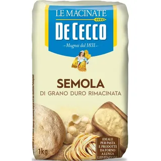 De Cecco Semola Di Grano Duro Rimacinata Hartweizengries