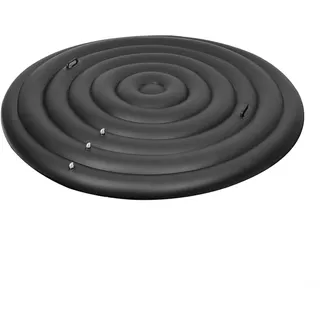 Gettimore Runde Poolabdeckung, aufblasbar, 180 cm, PVC-Material, wetterbeständiges Design (mit Griff)