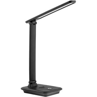 Maclean Brackets Dimmbare LED Schreibtischlampe Schwarz