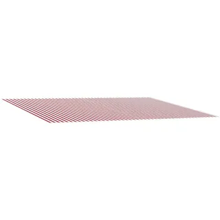 vidaXL Markisenersatzstoff 500 x 350 cm rot/weiß