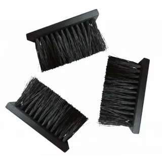 3 Stück Kaminbürsten, Ersatzbesen für Kaminbesteck, länglicher Ersatz-Ersatzbürstenkopf-Nachfüllpack Holzgriff Runde Form Bürstenkopf Kamin Feuerherd Kaminbürste für Zuhause und Kaminreinigung