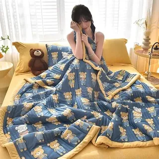 uyeoco Tagesdecke Baumwolle Bettüberwurf Boho Stil Sommer Bettdecke 200 * 230cm Steppdecke Doppelbett Gesteppte Bunte Decke Set Patchwork Wohndecke Für Schlafzimmer (Color : O, Size : 150 * 200cm)
