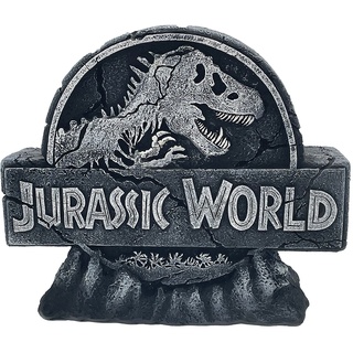 Jurassic World- Spardose aus Harz, Sparen, Jurassic World Figur, Schwarz, Offizielles Produkt (CyP Brands)