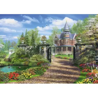 Schmidt Spiele 59618 Dominic Davison, Idyllisches Landgut, 1000 Teile Puzzle