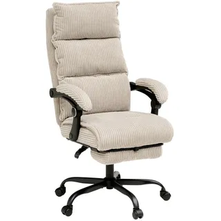 Livetastic Drehstuhl, Beige, Holz, Metall, Kunststoff, Textil, Pappel, Sperrholz, Drehkreuz, 65x116x124 cm, Sitzfläche 360° drehbar, Arbeitszimmer, Bürostühle, Drehstühle