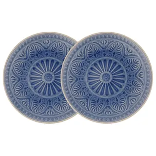Butlers Essteller SUMATRA 2er-Set in Blau | Gr.: onesize