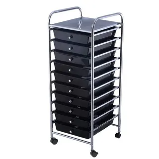 Costway Rollwagen mit Schubladen