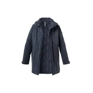 COLMAR Herren Daunenjacke blau Mikrofaser unifarben, blau, Herbst/Winter 2023/2024