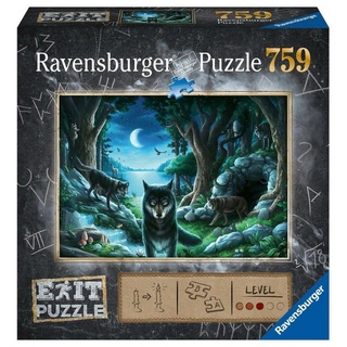 Ravensburger Puzzle Exit 7: Das Wolfsrudel - Puzzle 759 Teile, Puzzleteile