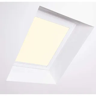Bloc Blinds Fakro Dachfenster, Aluminium, cremefarben, 1(55/78)