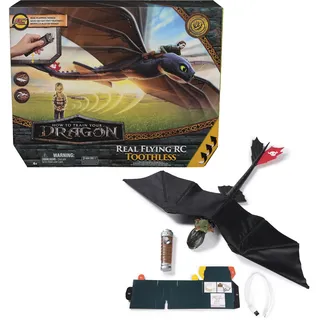 Spin Master Fliegender Drache Ohnezahn, Silber/Multicolor