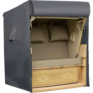 Climecare Strandkorb Schutzhülle 135 x 105 x 175/140 cm Grau