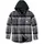 Fleece Langarmhemd Schwarz M