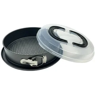 relaxdays Backform Springform mit Deckel grau