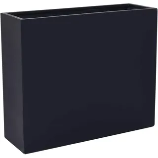 VIVANNO Pflanzkübel Raumteiler ELEMENTO auf Rollen Fiberglas Anthrazit 88x30x75 cm (1 St), 88x30x75 cm schwarz 83 l