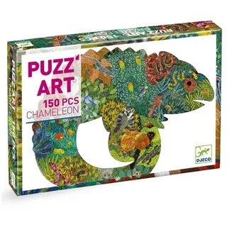 DJECO Puzzle DJ07655 Puzz' Art Chameleon, 150 Teile, Puzzleteile