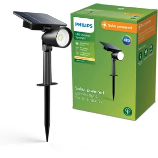 Philips Außenstandleuchte Kunststoff 18,7 cm Solar 1,4 W schwarz